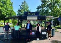 Touristische Infos und regionaler Wein to go