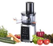Rosenstein & Söhne Digitaler Slow Juicer & Kaltpress-Entsafter f. ganze Früchte, 8 Programme