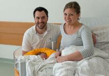 Das erste Baby im neuen Jahr heißt Julius Valentin