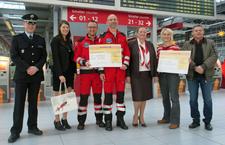 Flughafen Dresden und Bundespolizei spenden 7.500 Euro an Jugendwerkstätten und Luftretter