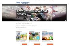 Sportlich unterwegs: Best Western mit neuer Sportwebseite