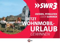 Radio-Sender SWR3 verlost Wohnmobilreisen von Bürstner