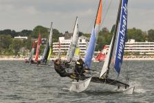 Bockelmann/Liedke mit Superserie zum Sieg der Hobie 16 in Grömitz