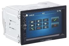 Creasono 2-DIN-MP3-Autoradio mit Touchdisplay, Bluetooth, Freisprecher, 4x 45 Watt