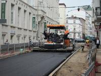 Asphaltarbeiten in der Wismarschen Straße