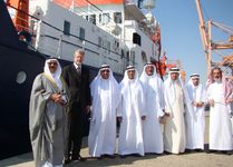 Großer Bahnhof für das Kieler Forschungsschiff POSEIDON in Jeddah