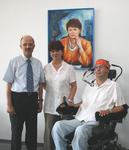 Porträt der ehemaligen Präsidentin der FH Lausitz, Brigitte Klotz, für Ehrengalerie übergeben
