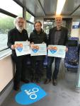 "Fair fährt vor" - Neue ÖPNV-Kampagne zur Fahrradmitnahme