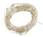 Luminea Home Control RGB-LED-Lichterdraht mit Musik-Steuerung, WLAN und App, USB, 5 m
