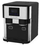 Rosenstein & Söhne Profi-Eiswürfelmaschine EWS-2400 mit Crushed Ice & Kaltwasser, XXL-Touchdisplay