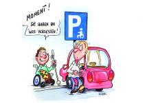Stehen Sie hier richtig?