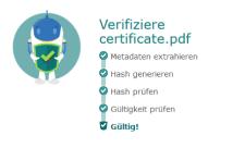 Die TH Lübeck vergibt erste digitale, rechtssichere Zertifikate im Internet - erste Blockchain-Lösung ist produktreif