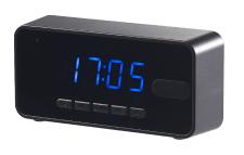 OctaCam 4in1-Tischuhr mit Full-HD-Kamera, Wecker, Thermometer, Nachtsicht, PIR