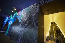 Studierende aus Hamburg und Singapur bespielen die Media Wall der Elbphilharmonie