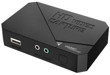 auvisio HDMI-Video-Rekorder GC-100, digitale & analoge Quellen, Full HD, USB-Aufnahme