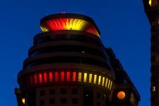 HARMAN's Martin Professional Exterior 200 Fixtures Light Russian Residential Complex in Celebration of World Cup Final