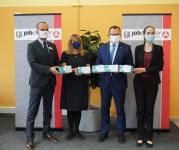 Landesbehörde spendet 200.000 Schutzmasken für sächsische Jobcenter