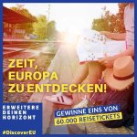 Europa mit dem Zug: EU-Kommission vergibt 60.000 DiscoverEU-Reisetickets