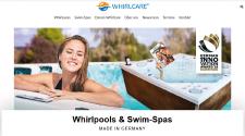 Modernes Design, frischer Content, klare Struktur: die neue Whirlcare-Webseite