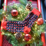 Socken im VAG-Sitz-Design