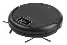Sichler Haushaltsgeräte Staubsauger-Roboter PCR-3000 mit Wischfunktion, 2in1-Staubbehälter, WLAN & App