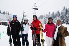 Hohe Promidichte im Skikarussell Winterberg