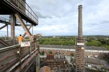 Startschuss für zweite Renovierungsphase am Kamin im Landschaftspark