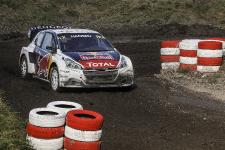 Starker Auftritt für Timmy Hansen und den Peugeot 208 WRX am Estering