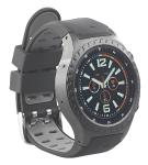 newgen medicals GPS-Handy-Uhr & Smartwatch PW-500.gps für iOS & Android, Bluetooth, Herzfrequenz