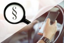 Was sagt der Gesetzgeber zum Handy am Steuer?