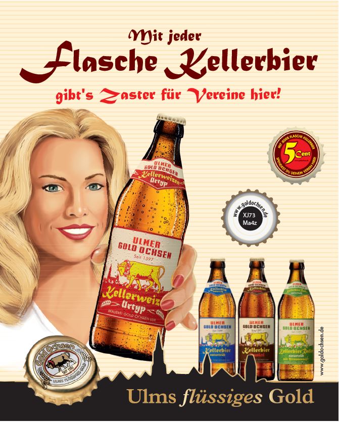 Zaster Fur Vereine Brauerei Gold Ochsen Unterstutzt Regionale Vereine Mit Kronkorken Aktion Brauerei Gold Ochsen Gmbh Pressemitteilung Lifepr