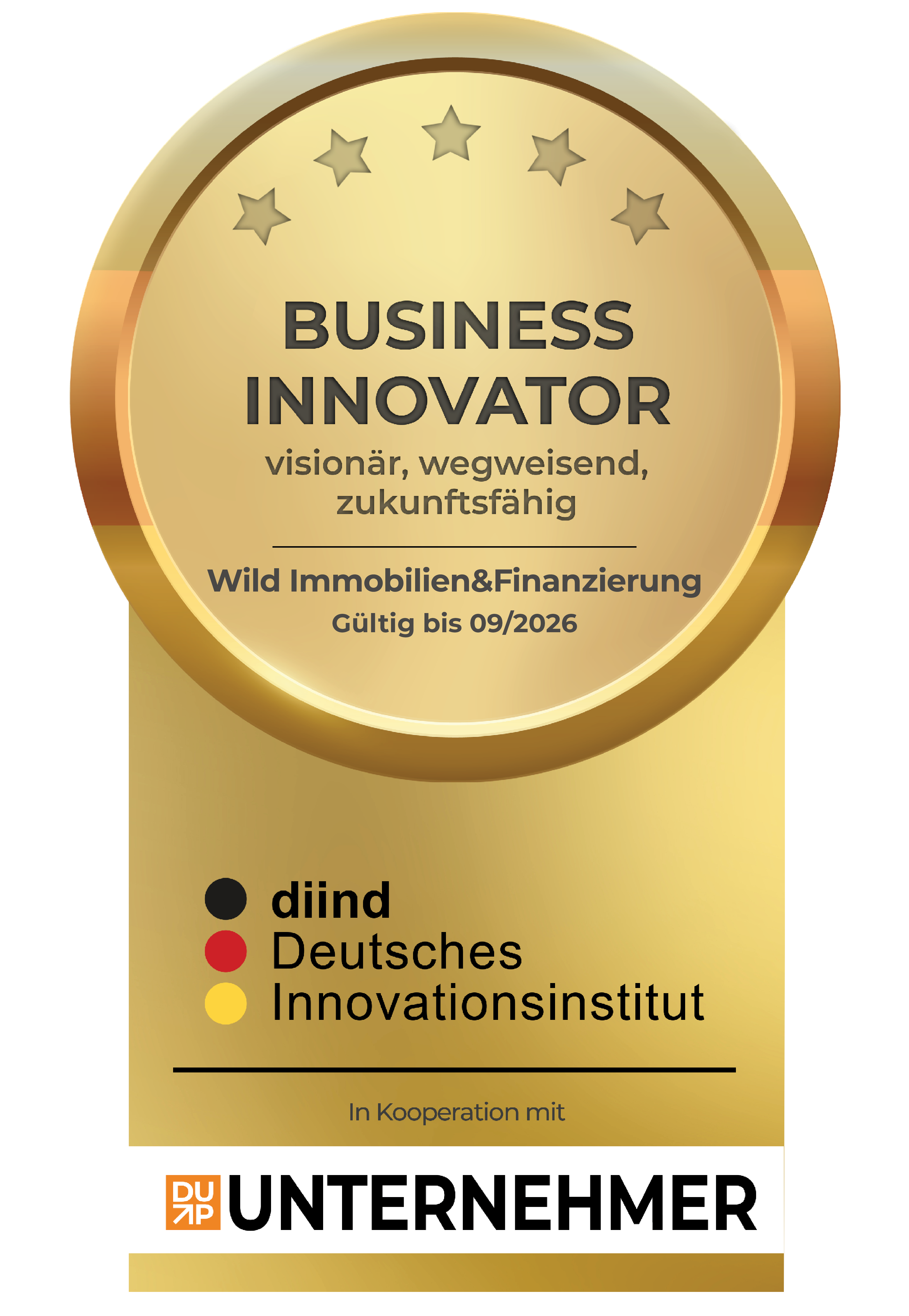 Wild-Immobilien-Finanzierung-erh-lt-Business-Innovator-Siegel-DIIND-Ausgezeichnete-Immobilienvermittlung-Baufinanzierung-