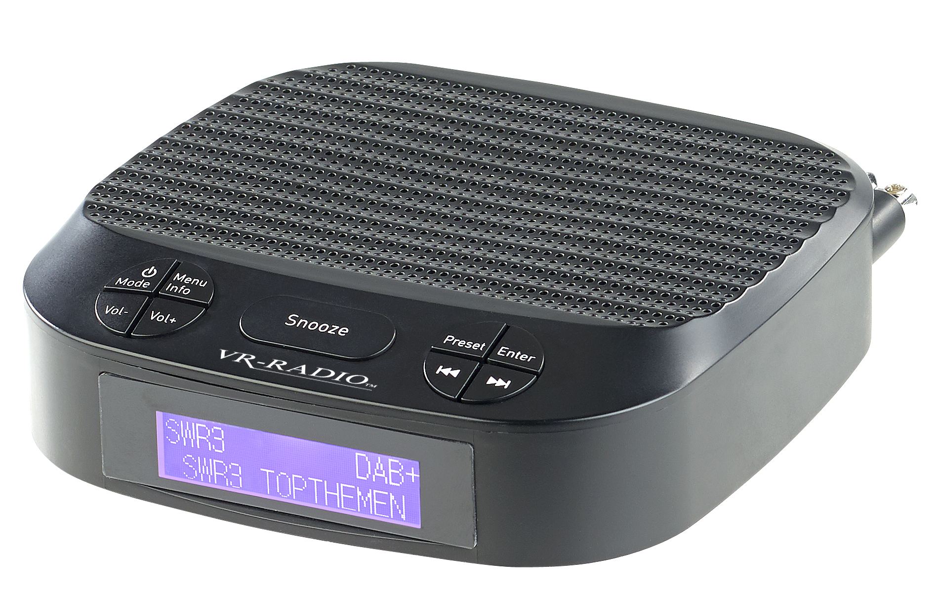 VRRadio Digitaler Radiowecker mit DAB+ & UKWEmpfang, 10