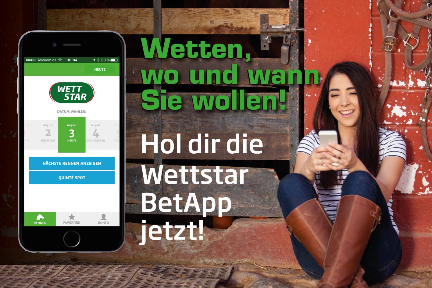 Das Wetten auf deutsche Galopprennen wird noch attraktiver, Wettstar