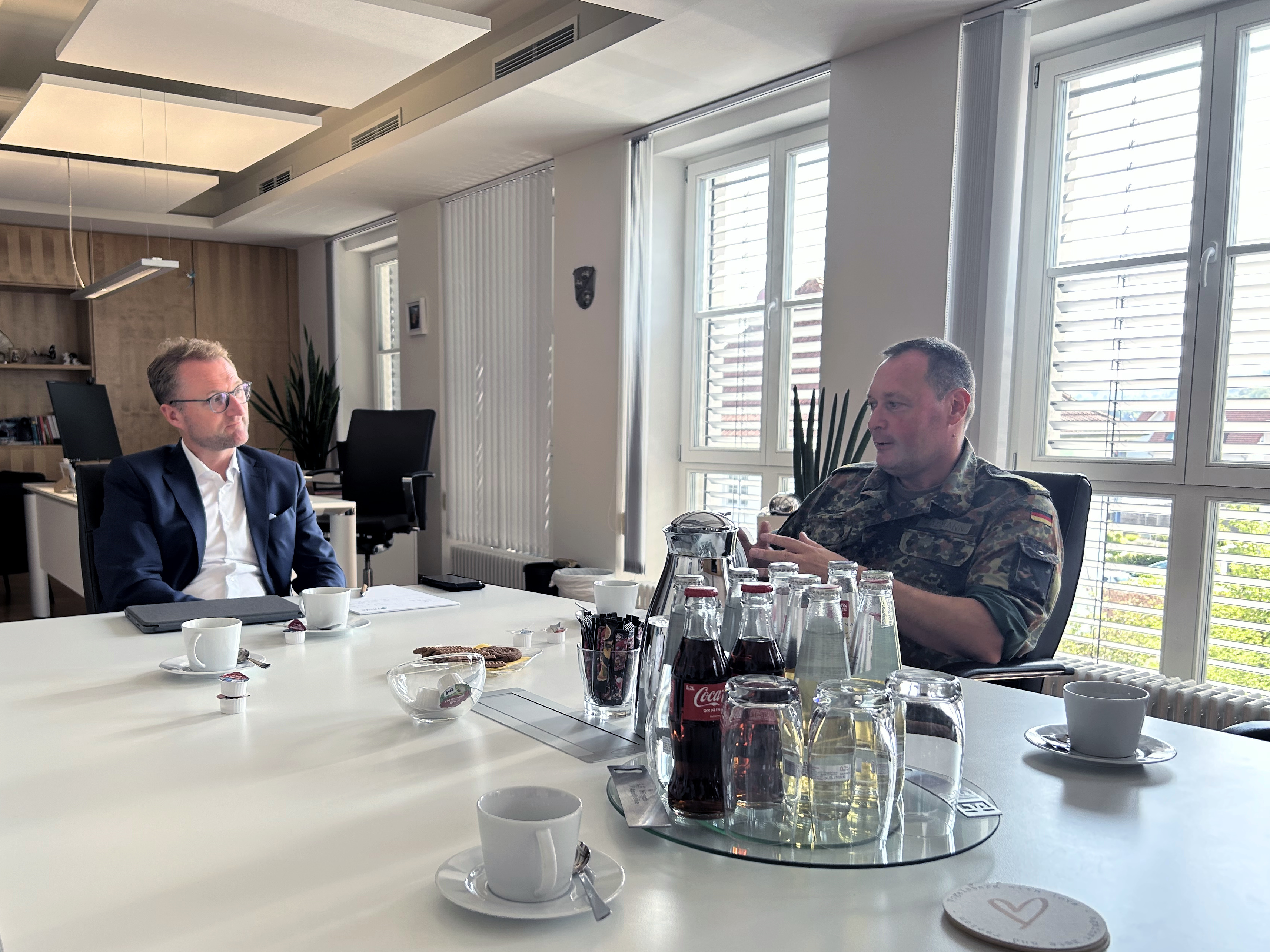 Brigadegeneral-zu-Besuch