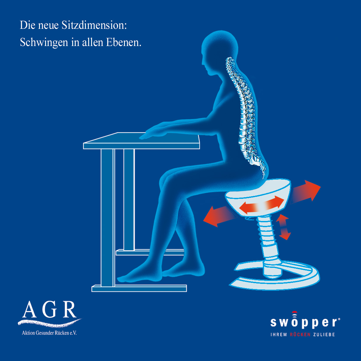 Fit bleiben beim Sitzen? Das geht, Aktion Gesunder Rücken (AGR) e.V., Pressemitteilung lifePR Fit bleiben beim Sitzen? Das geht, Aktion Gesunder Rücken (AGR) e.V., Pressemitteilung lifePR