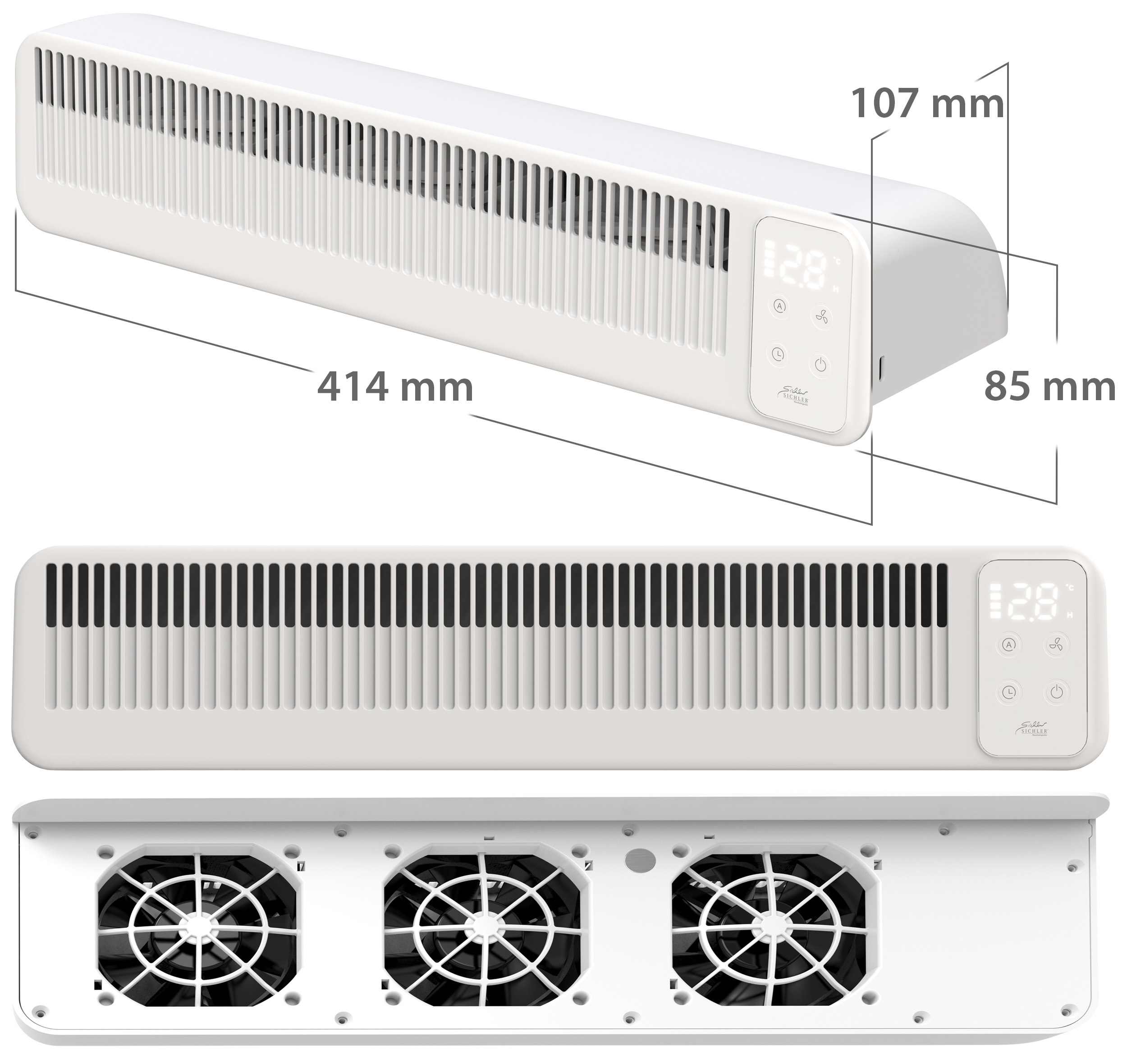 Sichler-Haushaltsger-te-Automatischer-Heizk-rper-Akku-Ventilator-3-stufig-41-cm-USB