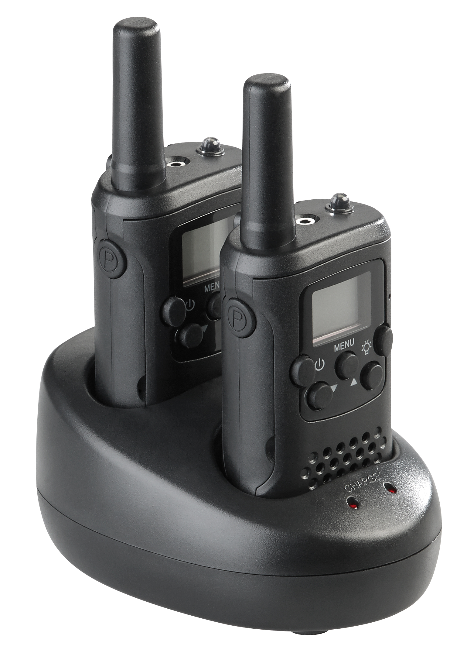 simvalley communications 2er-Set Akku-PMR-Funkgeräte WT-330 mit VOX ...