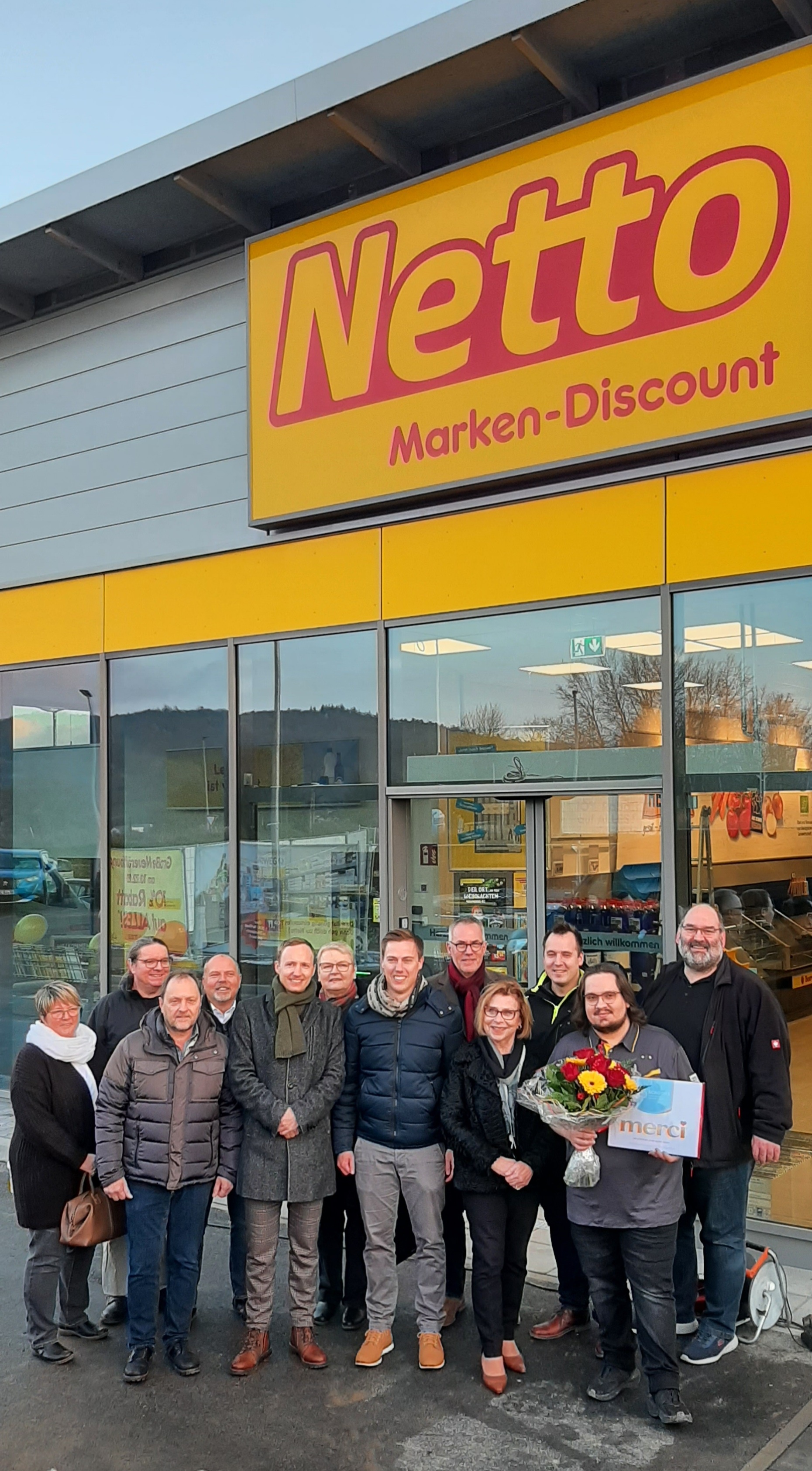 Schoofs Netto feiert pünktlichen Start des neuen Marktes in Geiselbach