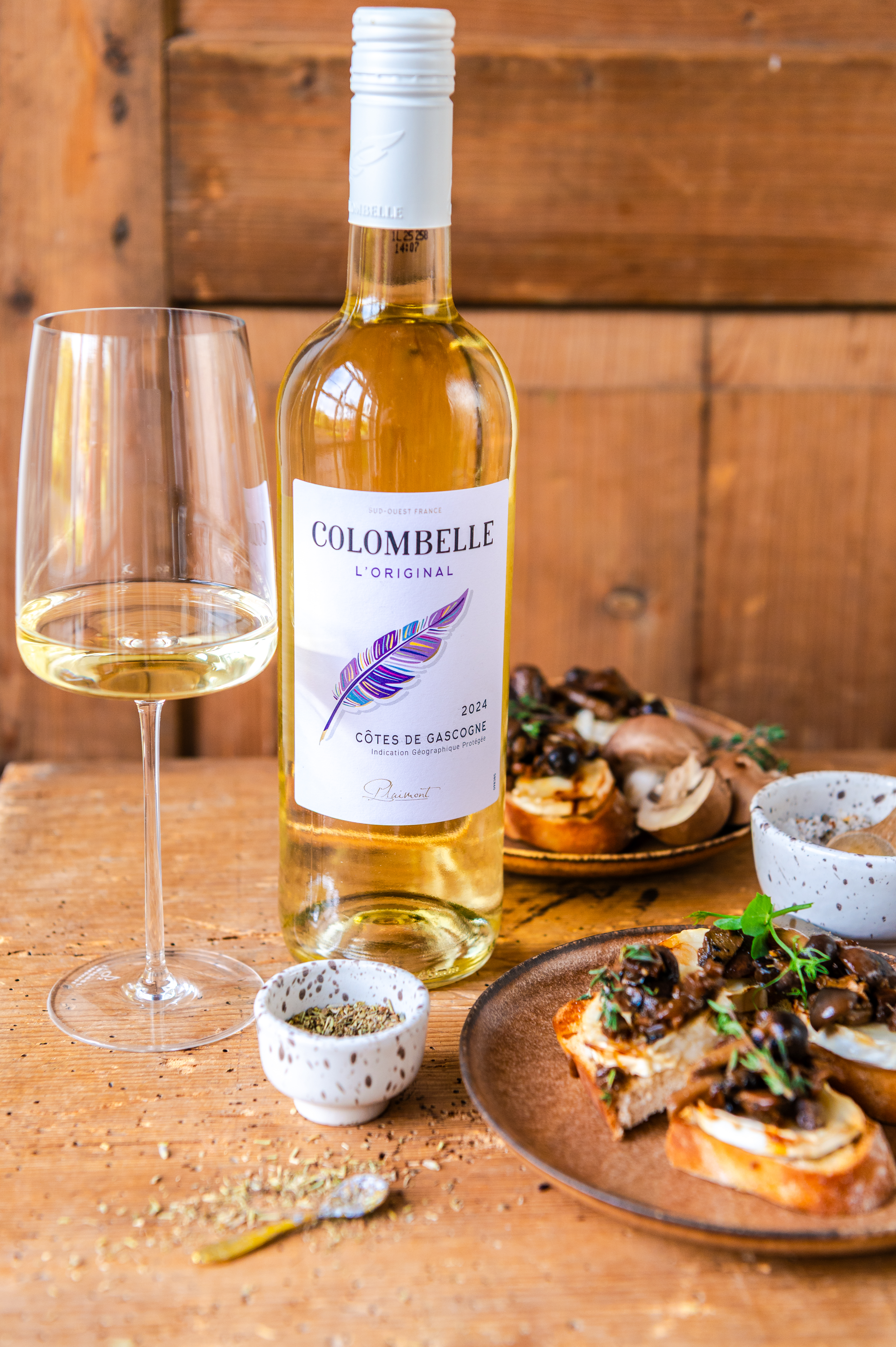 Leichter-Genuss-nach-den-Feiertagen-Colombelle-und-Ziegenk-se-Crostini-mit-Pilzragout-der-ideale-Snack-f-r-den-Januar