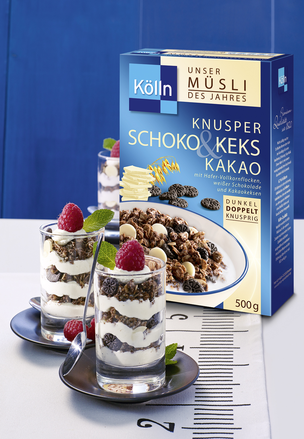 Das Erfolgsduo ist nun komplett Kölln Müsli Knusper Schoko&Keks jetzt auch mit Kakaokeksen und Das Erfolgsduo ist nun komplett Kölln Müsli Knusper Schoko&Keks jetzt auch mit Kakaokeksen und