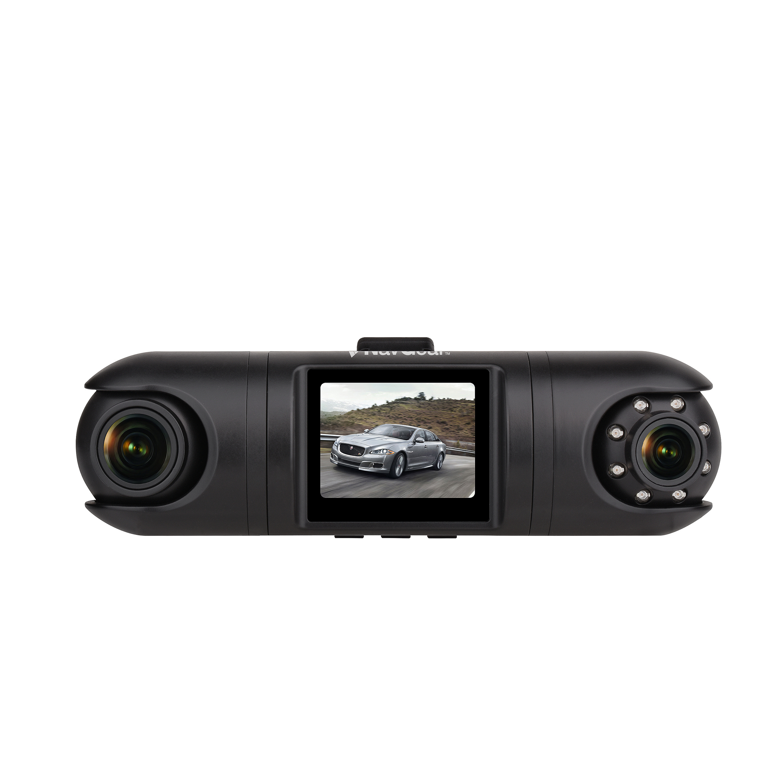 NavGear Kamera Auto: Full-HD-Dashcam mit 2 Kameras für 360