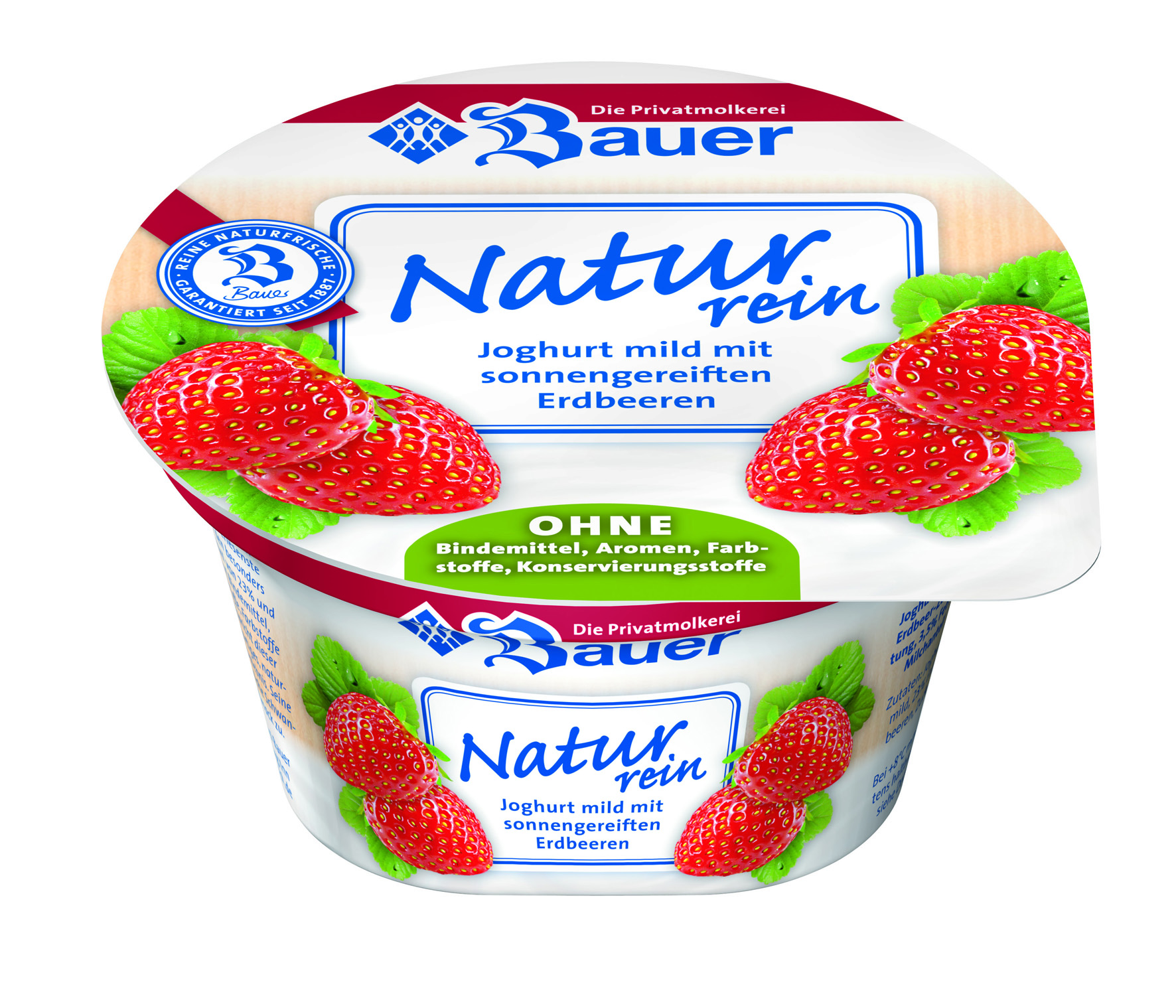 Bauer macht Lust auf reinen FruchtjoghurtGenuss,