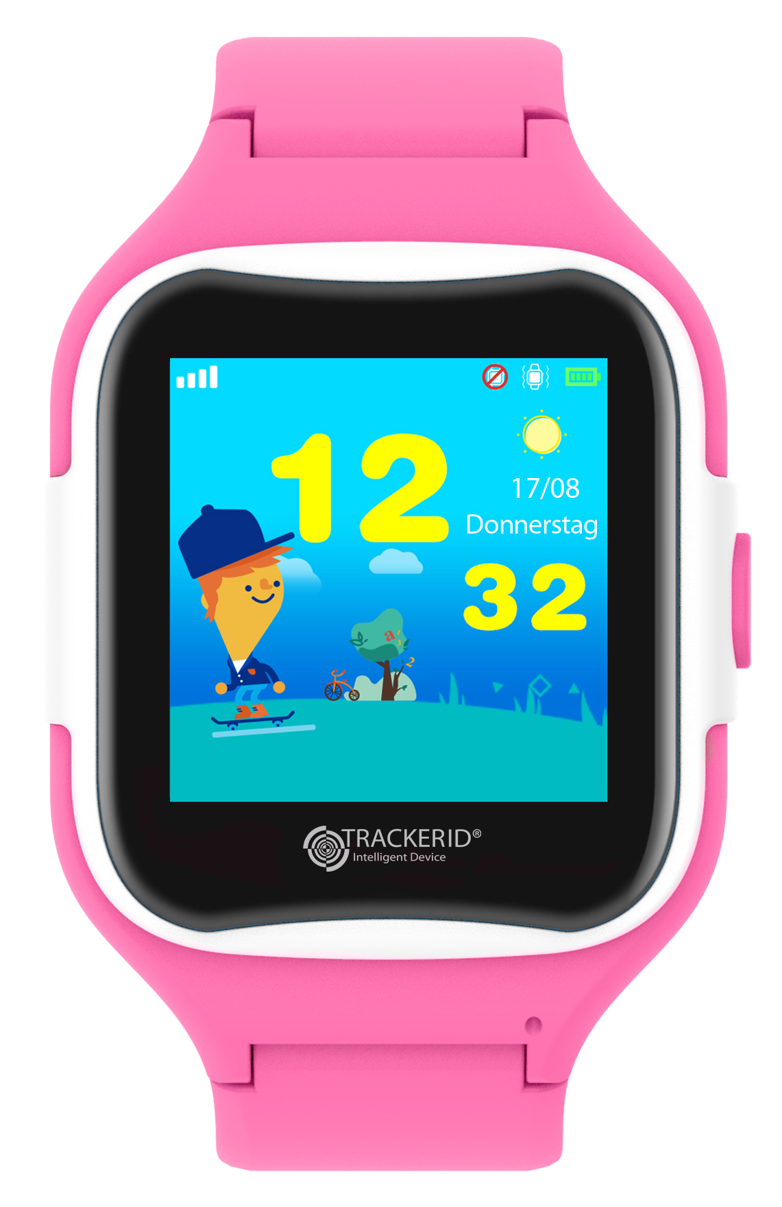 TrackerID KinderSmartwatch PW130.kids mit GPS/GSM/WiFiTracking
