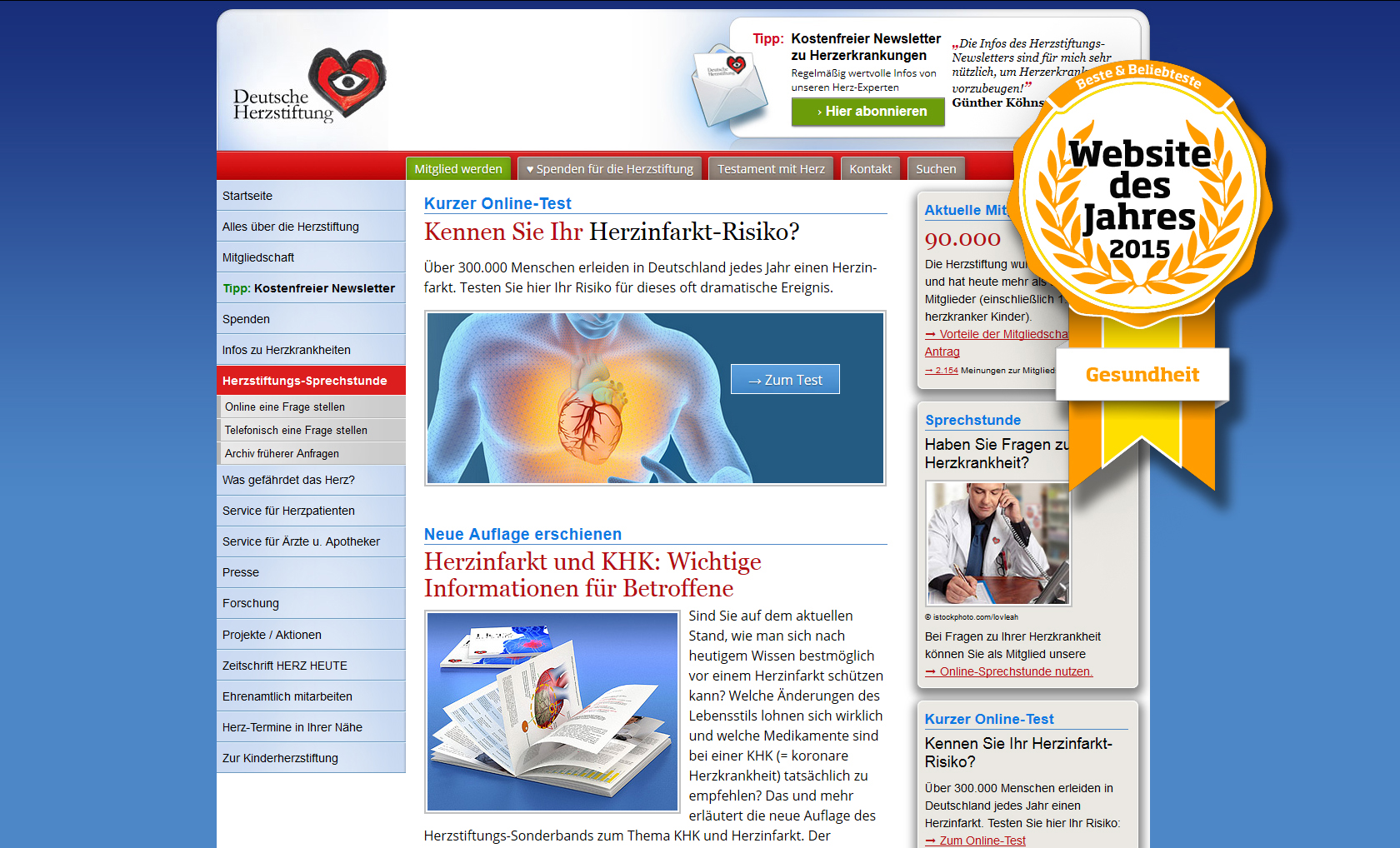HerzstiftungsHomepage zur