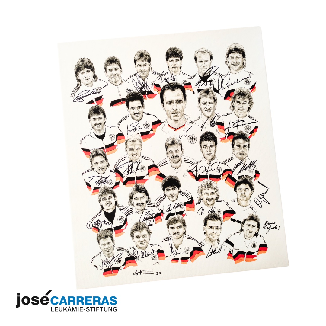 Signiert von unseren FußballWeltmeistern 1974 und 1990 WMRaritäten