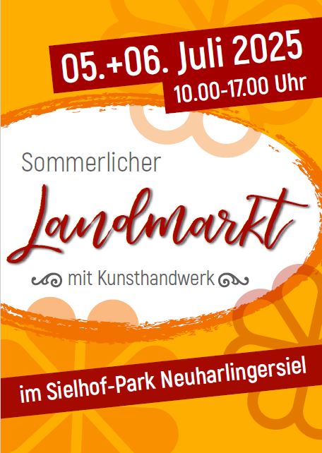 Sommerlicher-Landmarkt-mit-Kunsthandwerk-in-Neuharlingersiel