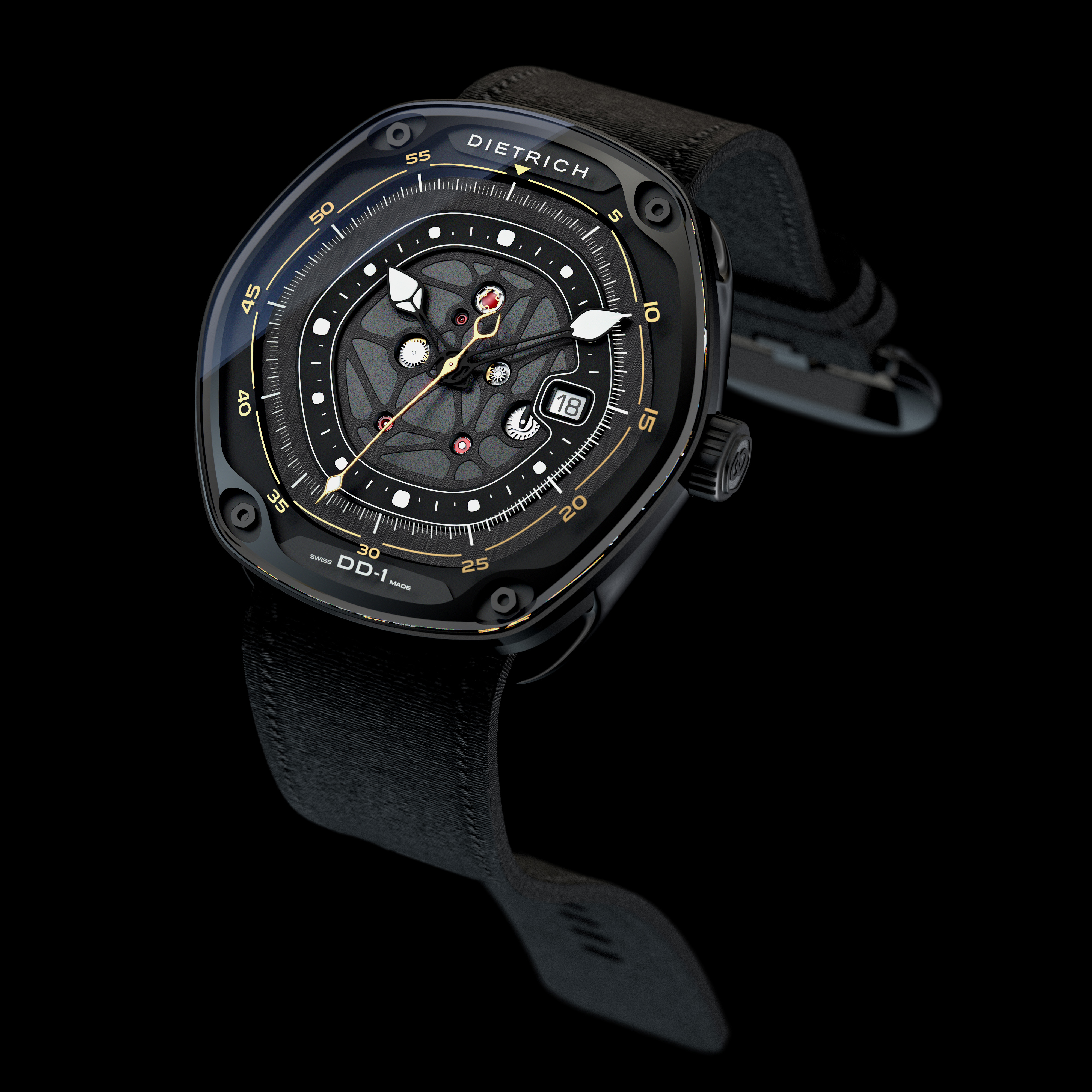 A crossroads between organic design and high-quality Swiss Made watches ...