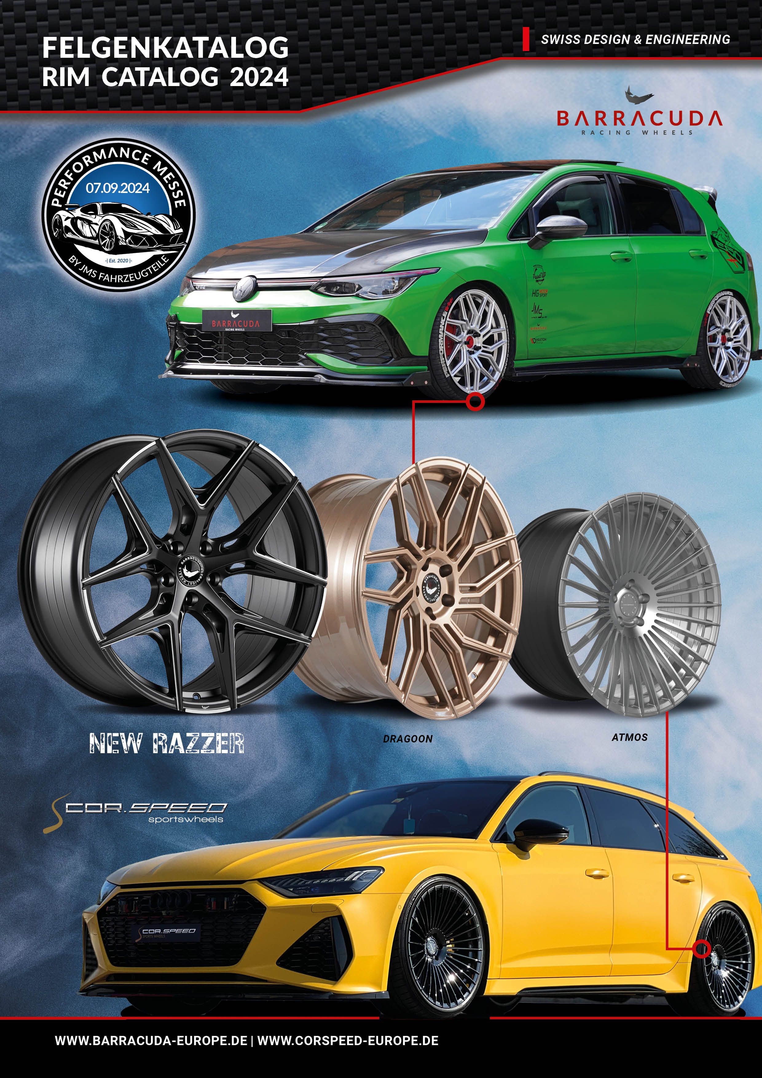 Just in time for the season start 2024 wheel catalog from Barracuda