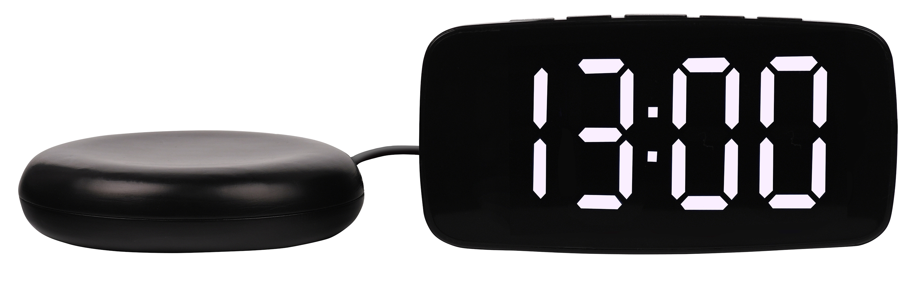 infactory LED-Wecker mit Vibrationskissen, 3 Alarm-Modi, Snooze,  Temperatur, PEARL GmbH, Story - lifePR